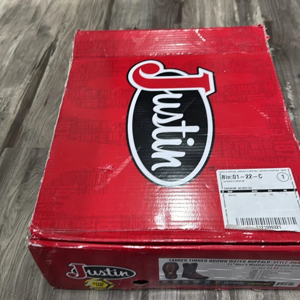 Justin Steel Toe Work Boot - Picture 9 of 10